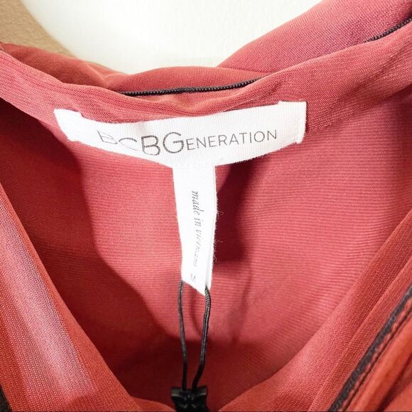 Bcbg Generation Off Shoulder Smock Dress Medium - Picture 6 of 8